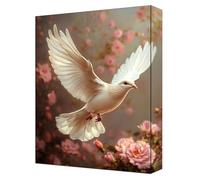 Flowers Paint by Numbers for Adults, Complete DIY Pigeon Paint by Numbers kits, 40x54in Coloured Canvas with Acrylic Paints and Brushes, for Beginners Adults, Gifts for Home Decor, Frameless G-310