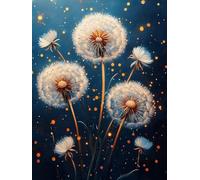 Flowers Paint by Numbers Plant Painting by Numbers for Adults DIY Digital Painting Hobbies for Adults Women with 3 Brush and Acrylic Paints Kit for Home Decor, Wall Art 16x24 inches -zjn2507T8N2