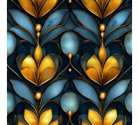 Flowers Painted Peel and Stick Wallpaper 3D Printed Three-Dimensional Luxurious for Boys Girls Teen Bedroom Living Room Kitchen Removable Decor Wall Mural Paper 17.3"x78.7"