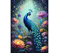 Flowers & Peacock