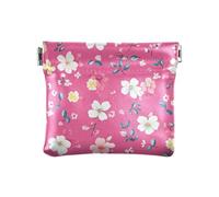 Flowers Peonies Carnation Basil Women's PU Leather Coin Purse Convenient Cosmetic Bags for Purse for Woman, Flowers peonies Carnation Basil, One Size, Modern