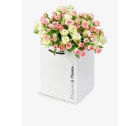 Flowers & Plants Co. Flowers & Plants Co. White, Pink Spray Rose Mix Fresh-Flower Bouquet