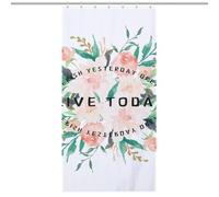 Flowers - Plants - T-shirts - LifeDurable Heavy Duty Shower Curtain, Thick Polyester, Rustproof Grommets, Weighted Hem - Weighted Shower Curtains, Bath Curtains Shower35.43x70.87Inch(90x180cm)