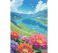 Flowers Rivers Jigsaw Puzzles for Adults 1200 Challenging & Brainteasing Adults Jigsaws Puzzle Puzzle Games Jigsaw Puzzle 1200 Pieces