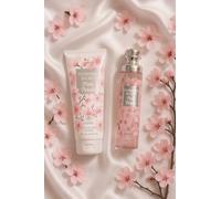 Flower's Secret Pink Petals Gift Set, Fragrance Mist and Moisturising Lotion, 2 x 250ml, Cherry Blossom