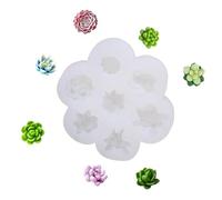 Flowers Silicones Baking Molds Succulents Plant Casting Epoxy Resin Craft Supplies