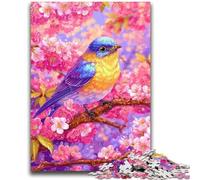 Flowers Sparrow JigsawPuzzle 2000 Pieces for Adults,Decompressing Intellectual Educational Toy Birthday Present,Gifts,Wall Art (70X100cm)