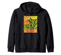 Flowers spiritual faith Christian gardener Follow the light Zip Hoodie