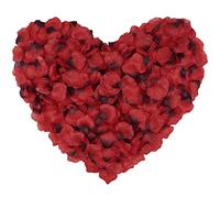 flowers that look real Flowers Petals Real Bright Home Decoration Silk 100PC Artificial Rose Silk Artificial Silk Flowers Fabric Petals Bridal Petals Wedding Artificial flowers (H, One Size)