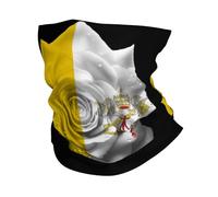 Flowers Vatican The Vatican Flag Men Women Magic Headband Multifunctional Tube Scarf Comfortable Neck Gaiter For Yoga Climbing Sports