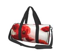 Flowers Vivid Petals Printed Sports Gym Bag with Wet Pocket & Shoes Compartment, Travel Duffel Bag for Men Women