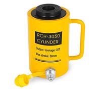 FlowerW 30T/66000LBS Hollow Hydraulic Cylinder Jack 50mm Plunger Ram Hydraulic Solid Cylinder Hydraulic Jack for Car/Van/Boat/Truck/Caravan