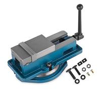FlowerW 4 inch Precision Milling Machine Lockdown Vise 360 Scale Accu-Lock Swivel Base Clamping Vise 100mm Width