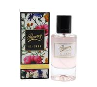 FLOWERY 50ml EDP by AL-EMAM with jasmine, gardenia, pear blossom & brown sugar elegant scent.