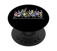 Flowery Bombing For Peace Is Like...A Contradiction Anti-War PopSockets Adhesive PopGrip
