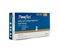 Flowflex One Step Lateral Flow Test Kit | 5 Tests | One Step Test for Sars-CoV-2 Antigen |Covid-19 Self Testing Rapid Test | Not for Travel | Expiry July-September 2026