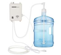 FlowFluid Bottled Adjustable Drinking Water Pump System Single Tube Power 25W, Bottled Water Distribution 2L Flow Electric Water Pump for 5 Gallon Bottle Water Coffee, Refrigerators, Ice Maker, Faucet