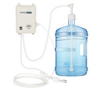 FlowFluid Bottled Drinking Water Pump System Single-Tube Power 25W, Bottled Water Dispensing 2L Flow Electric Water Pump for 5 Gallon Bottle Water for Coffee,Refrigerators,Ice Maker,Faucet