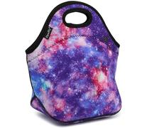 FlowFly Neoprene kids Lunch box Insulated Soft Bag Mini Cooler Thermal Meal Tote Kit for Boys, Girls,Men,Women,School,Work, Office, Galaxy