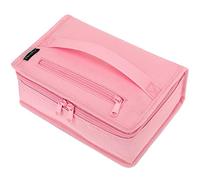 FlowFly Small Insulated Lunch box Portable Soft Bag Mini Cooler Thermal Meal Tote Kit with Handle for Work & School, Pink