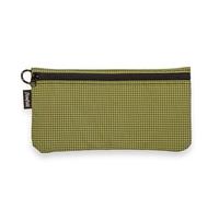 Flowfold Creator 100% Recycled Material Zipper Wallets for Women - Wallet with Phone Pouch & Clutch Wristlet Wallets for Women Made in USA, Olive EcoGrid