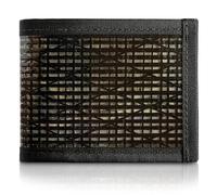Flowfold Vanguard Recycled Sailcloth Slim Front Pocket Bifold Wallet - Light Weight - Minimalist - Black Pearl