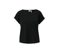Flowing Glitter Yarn Jersey T-Shirt, Black 99x1, 8