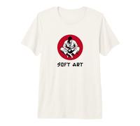 Flowing Grace: The 'Soft Art' Jiu-Jitsu Premium T-Shirt