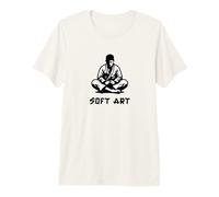 Flowing Grace: The 'Soft Art' Jiu-Jitsu Premium T-Shirt
