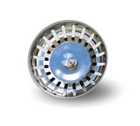 Flowing® Kitchen Sink Plug Stopper Strainer - Easy Assembly - 82-83mm Diameter - Stainless Steel - Easy to Clean