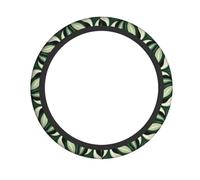 Flowing Leaves Printed Steering Wheel Cover Elastic Stretch Car Wheel Wrap Breathable Non-Slip Steering Wheel Protector for Car Truck SUV