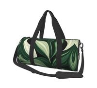 Flowing Leaves Travel Duffel Bag Sports Gym Bag, Lightweight Overnight Weekender Bag With Shoes Compartment Yoga Gym Sports Bag For Men Women