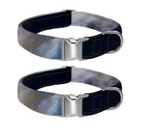Flowing Light from the Fissures of a Lava Planet Adjustable Pet Collar for Small Medium Large Dogs & Cats, Reflective Strip for Night Safety, Soft Comfort Pad