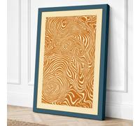 Flowing Patterns Minimalist Canvas Wall Art Print 36x24 Inch (91 x 61 cm)