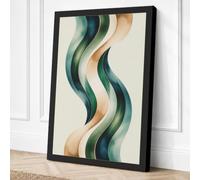 Flowing Rhythm Modern Canvas Wall Art Print 30x20 Inch (76 x 51 cm)