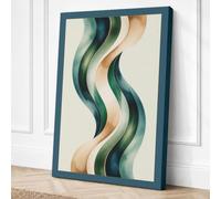 Flowing Rhythm Modern Canvas Wall Art Print 30x20 Inch (76 x 51 cm)
