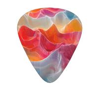Flowing ripples Guitar picks in thin, medium, and thick sizes, 12-piece set, suitable for electric guitar and various instruments
