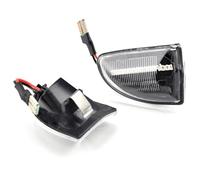 Flowing Side Marker Repeater Turn Signal Indicator Lamp Accessories Car Side Rearview Mirror Steering Light Compatible With BENZ For Smart For Fortwo W451(White)