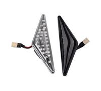 Flowing Side Repeater Light LED Dynamic Marker Turn Signal Lights Indicator Blinker Lamp For Mondeo 3 For MK3 For Focus 1 MK1 Turn Signal Light Lamp(Smoked)