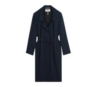 Flowing Summer Coat with Relaxed Fit - female - CINQUE - Belted Coats - Blue - M - Coats M