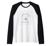Flowing Trails Cousins Camp Scene Raglan Baseball Tee