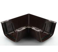 Flowline RAF1 Square Gutter Angle 90 Deg Brown M a rley