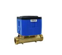 Flowmeter Water, Flowmeter DN15 DN20 DN25 DN32 DN40 Ultrasonic Water Flow Meter Threaded Connection IP68 RS485 MODBUS,for Pipes, Gardening, Car Washing(DN20 Flowmeter)