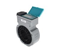 Flowmeters, Battery Powered Ultrasonic Water Meter DN50 DN65 DN80 DN100 DN125 DN150mm RS485 Digital Water Flowmeter IP68 Sandwich-type(DN80)