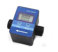 Flowmeters, G1/2 G3/4 Inch Digital LCD Water Milk Oil Flow Sensor Meter Flowmeter Totameter Flow Measuring Instruments(G3 4)