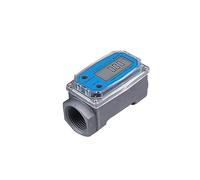 Flowmeters, K24 LCD Fuel Easy Operate Tools, Electronic Digital Display Measuring High Accuracy Aluminum Alloy, Multipurpose Flow Meter