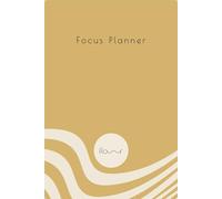FLOWR Focus Planner: Premium Minimalist Productivity System with Now-Next-Later, Top 3, Energy Battery, Pomodoro & Habit Tracker (12-Month, Undated) (FLOWR Focus System)