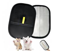 flowriple 2Pcs Pet Hair Removal Glove - Electrostatic Gloves Pet Hair Remover - Reusable Cat Dog Grooming Glove Tool, No More Sticky Rolls or Lint Rollers