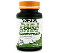 Flowzuk Paracleanse - Herbal Gut Support with Wormwood, Clove & Black Walnut - 60 Capsules