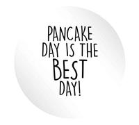 Flox Creative 15 51mm Matt Circle Stickers Pancake Day is The Best Day